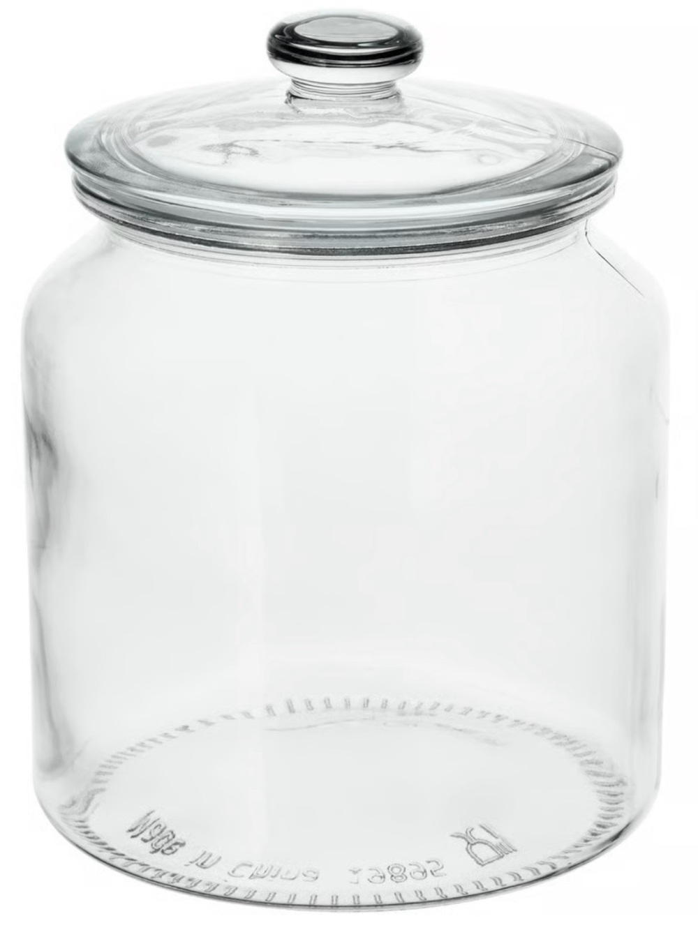 IKEA VARDAGEN Clear Glass Jar With Lid 64 oz 1.9